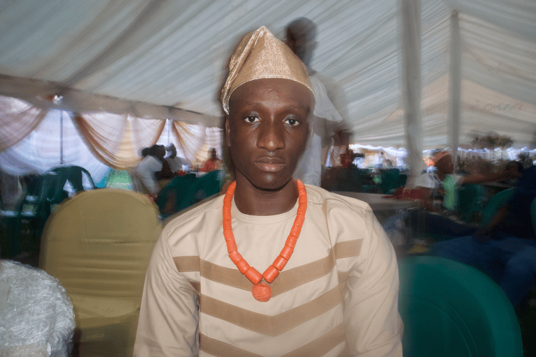 Divine in traditional attire